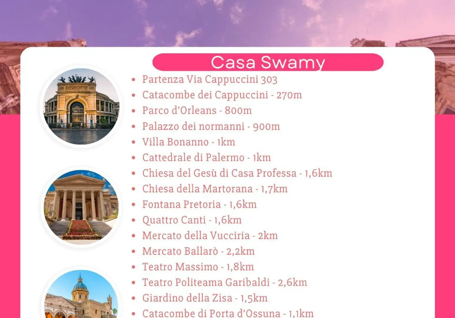 Villa Casa Swamy Palermo Italia